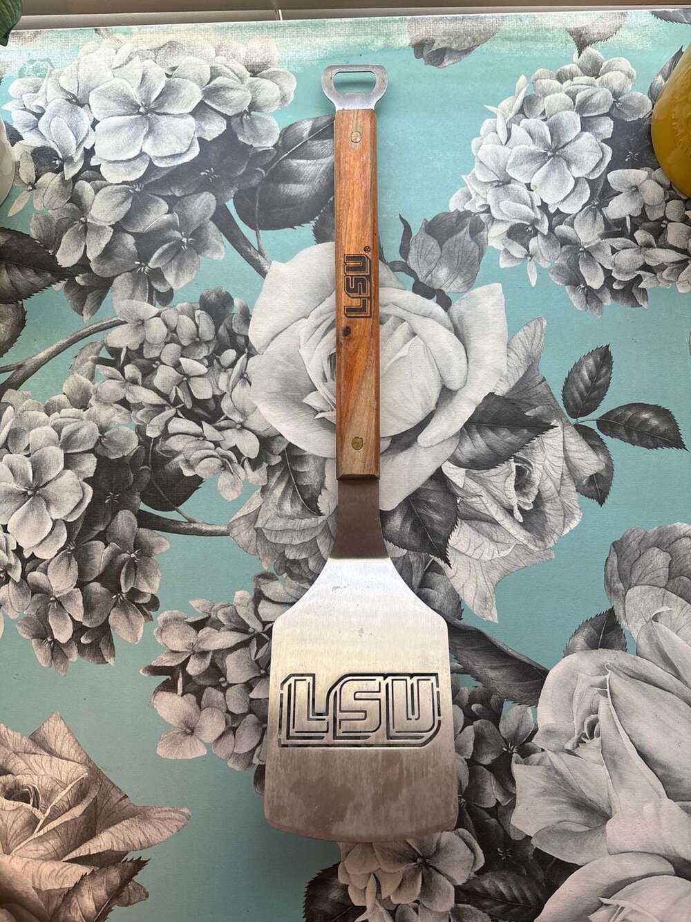The Sportula LSU Tigers NCAA Classic Series Stainless Steel Grill Spatula with B